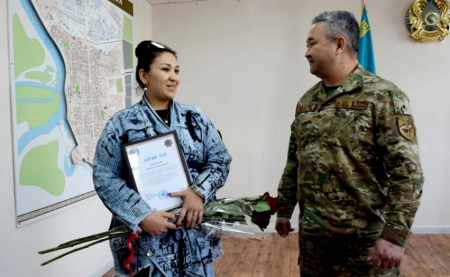 Павлодар тұрғыны кішкентай баланы құтқарғаны үшін марапатталды
