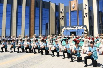 ҚАЗАНҒАП АТЫНДАҒЫ ҚЫЗЫЛОРДА МУЗЫКАЛЫҚ ЖОҒАРЫ КОЛЛЕДЖІНІҢ ЖАҢА ҒИМАРАТЫ ТАБЫСТАЛДЫ