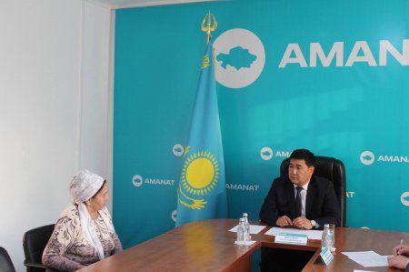 Аудан әкімінің орынбасары кезекті қабылдау өткізді
