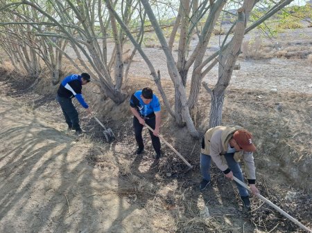 Әйтеке би кентінде тазалық жұмыстары жүргізілді
