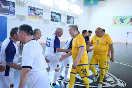 Ардагерлер арасында үстел теннисі мен футболдан жарыс өтті