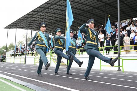 Отан қорғаушылар күніне орай әскери-патриоттық шара өтті