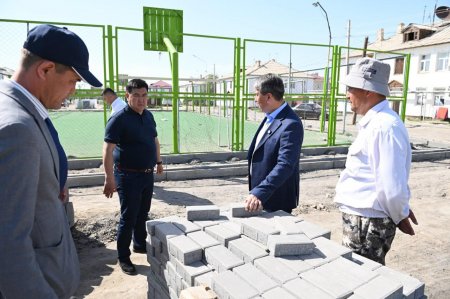 Ауданда инфрақұрылым жақсаруда