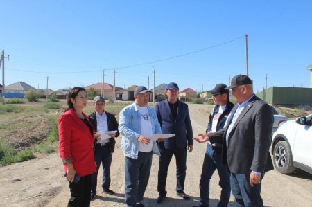 Әйтеке би кентіндегі жол жөндеу жұмыстарына партиялық бақылау жасады