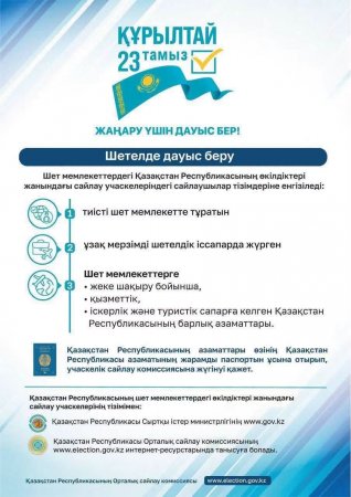 Шетелде жүрген қазақстандықтар Құрылтай сайлауында қалай дауыс береді?
