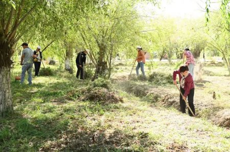 «Таза Қазақстан» экологиялық акциясы аясында сенбілік өтті